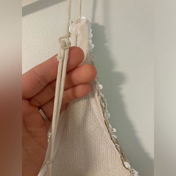 Free People- Seeing double Sequin slip dress - Picture 13 of 16